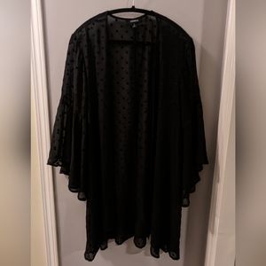 Bell sleeved polkadot